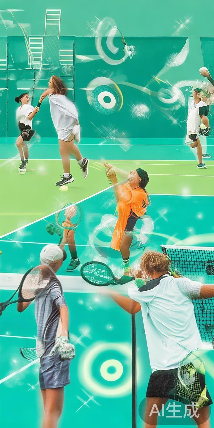 在众多运动项目中，网球的技巧多样，技巧差异直接关系